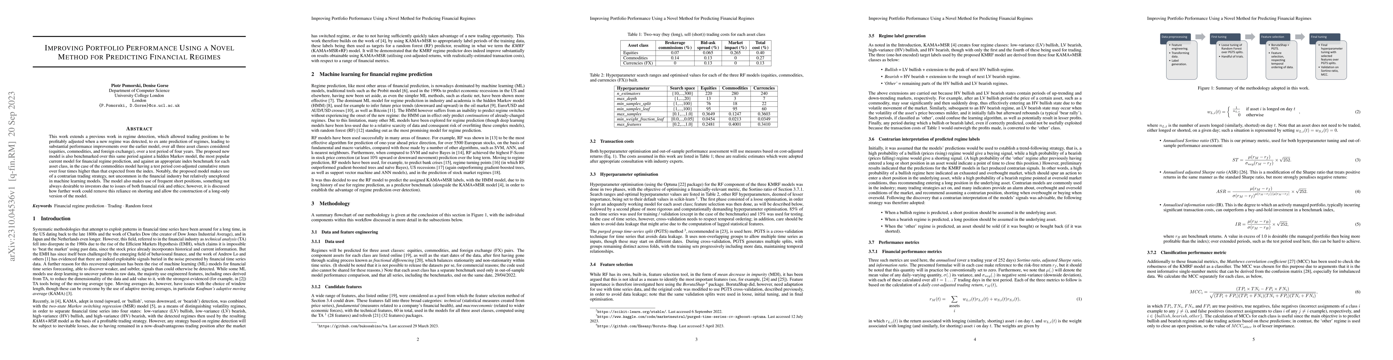 Thumbnail for Improving Portfolio Performance Using a Novel Method for Predicting
  Financial Regimes