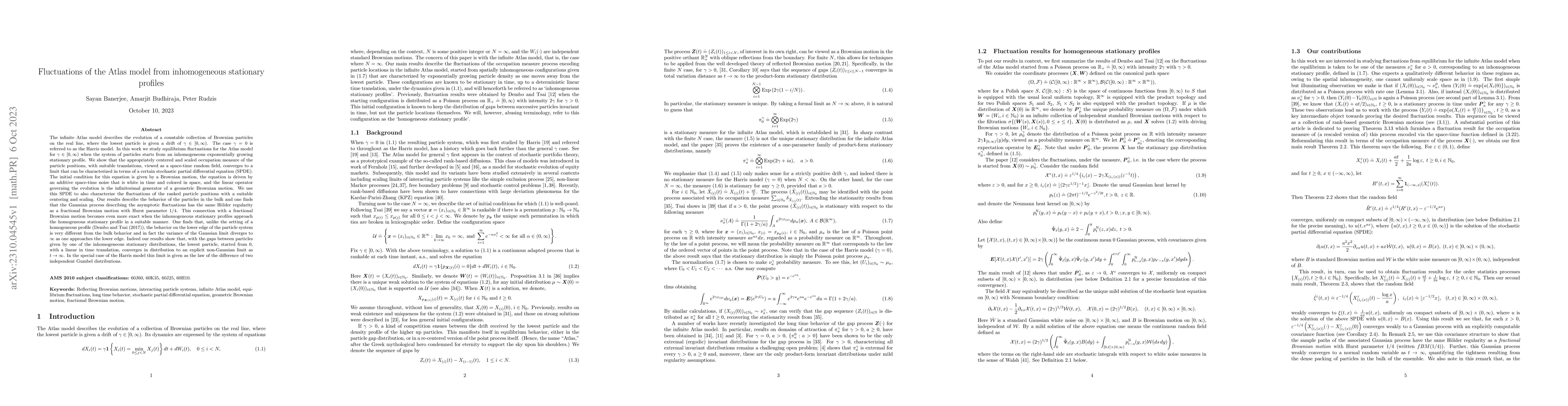 Thumbnail for Fluctuations of the Atlas model from inhomogeneous stationary profiles