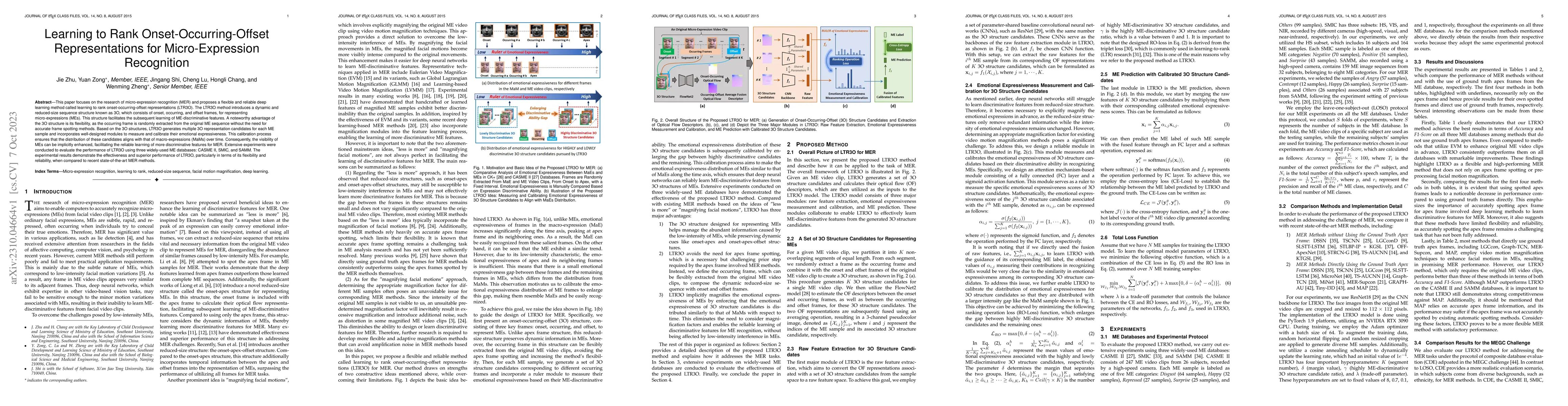Thumbnail for Learning to Rank Onset-Occurring-Offset Representations for
  Micro-Expression Recognition