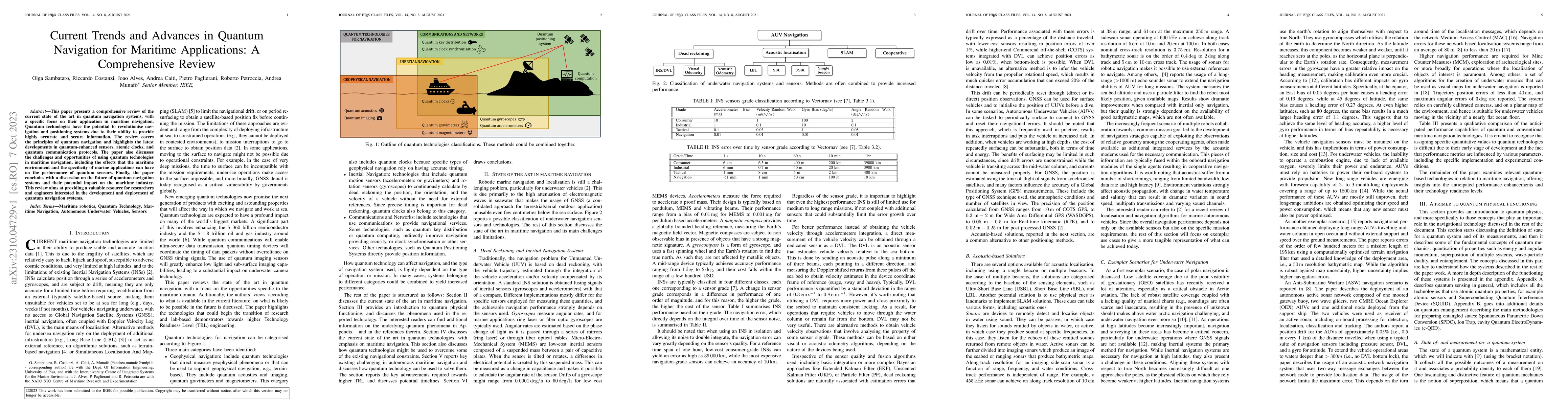 Thumbnail for Current Trends and Advances in Quantum Navigation for Maritime
  Applications: A Comprehensive Review
