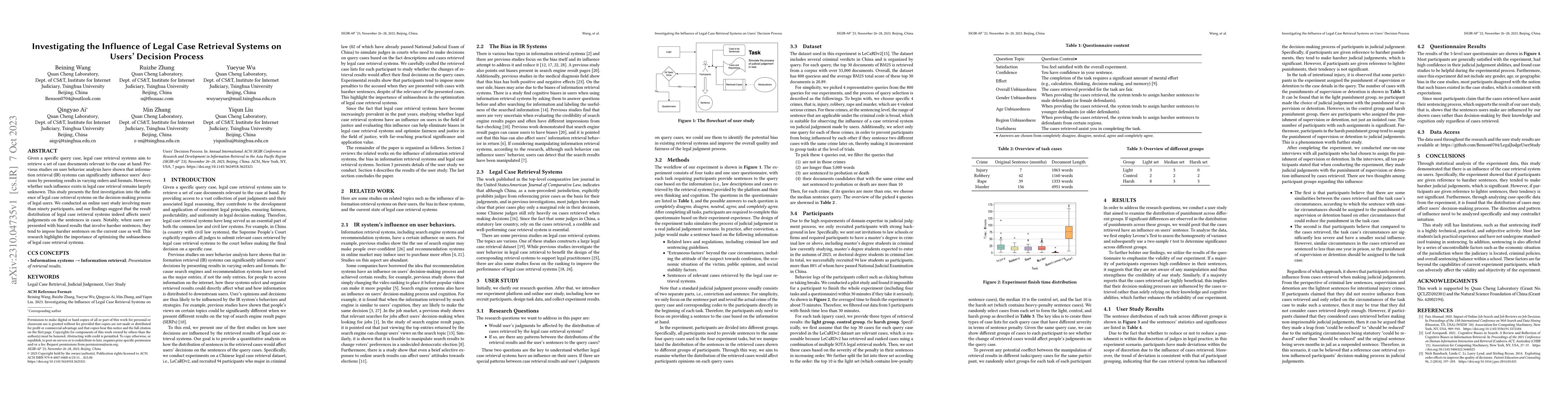 Thumbnail for Investigating the Influence of Legal Case Retrieval Systems on Users'
  Decision Process