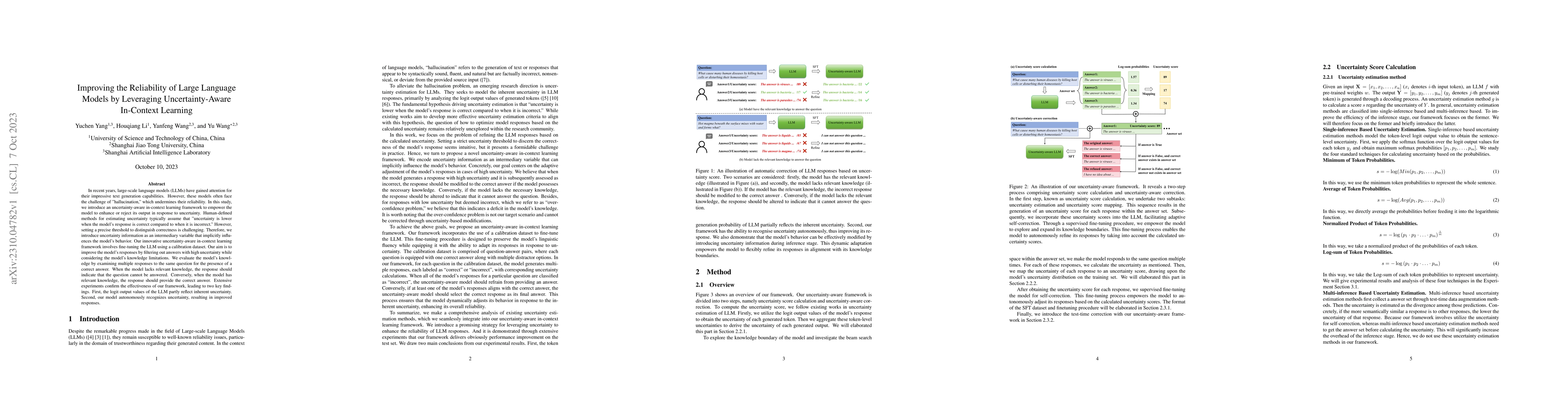 Thumbnail for Improving the Reliability of Large Language Models by Leveraging
  Uncertainty-Aware In-Context Learning