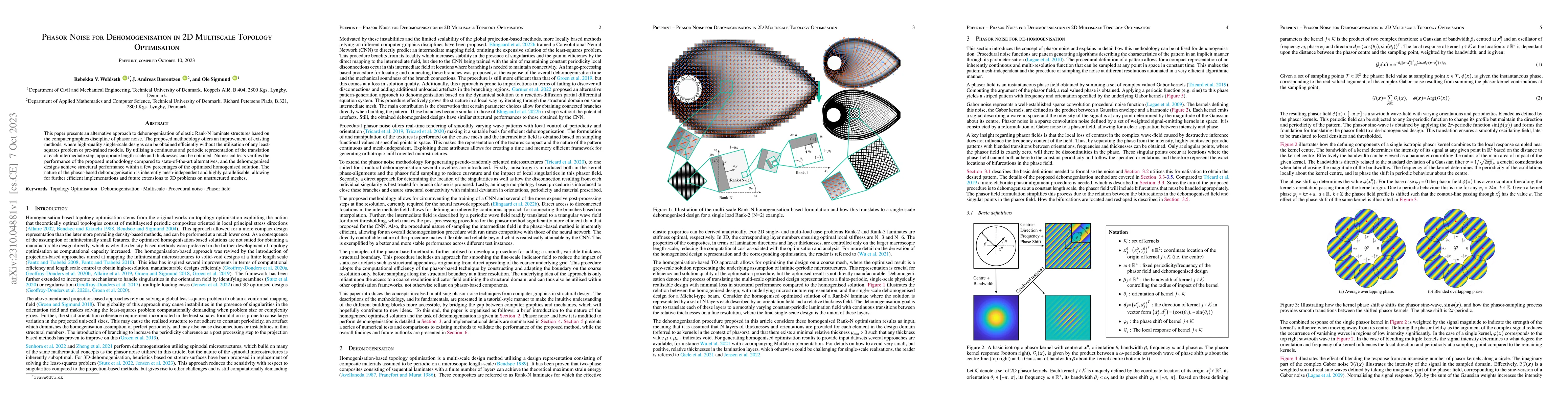 Thumbnail for Phasor Noise for Dehomogenisation in 2D Multiscale Topology Optimisation