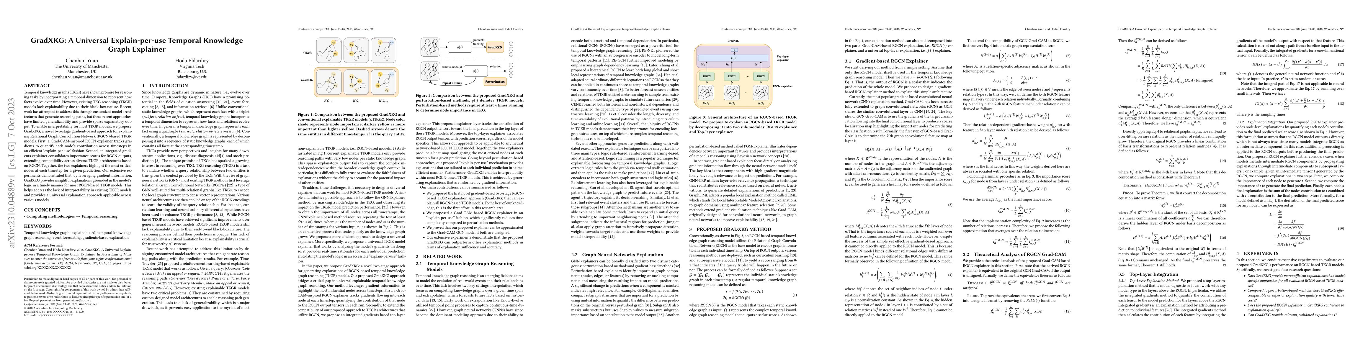 Thumbnail for GradXKG: A Universal Explain-per-use Temporal Knowledge Graph Explainer