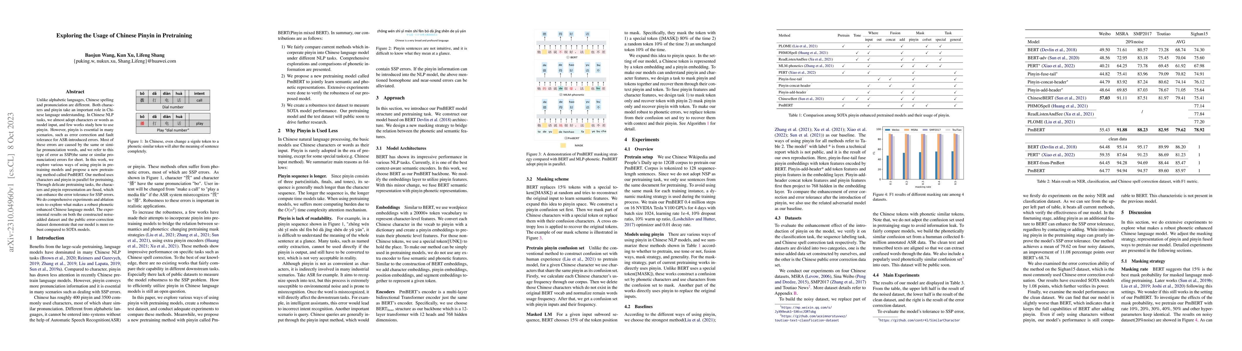 Thumbnail for Exploring the Usage of Chinese Pinyin in Pretraining