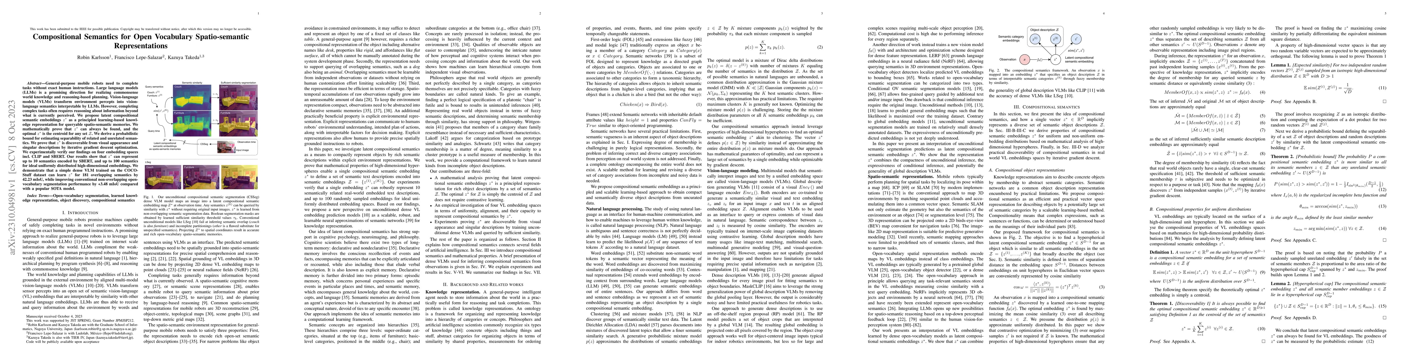 Thumbnail for Compositional Semantics for Open Vocabulary Spatio-semantic
  Representations