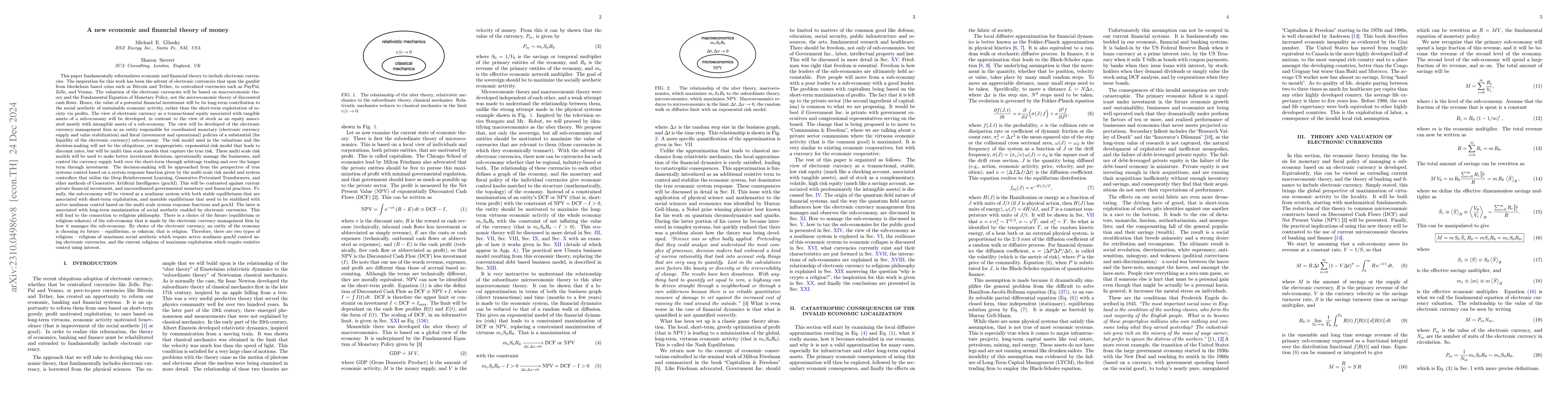 Thumbnail for A new economic and financial theory of money