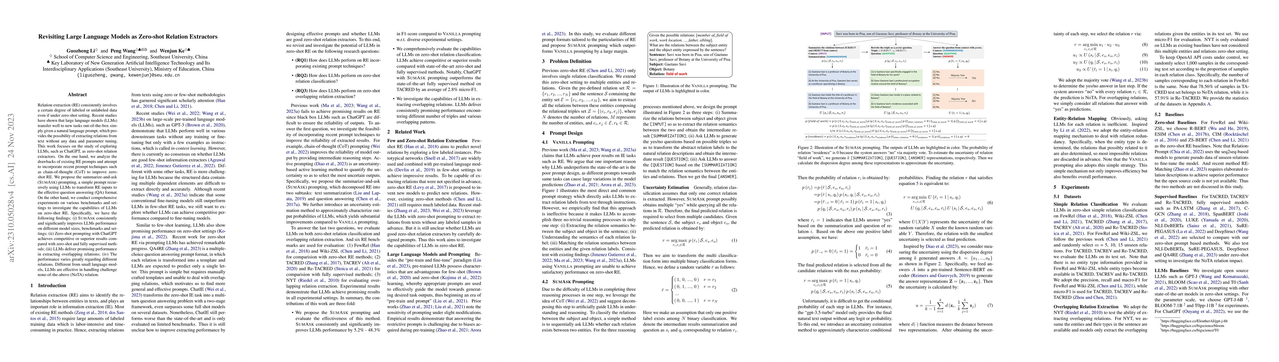 Thumbnail for Revisiting Large Language Models as Zero-shot Relation Extractors