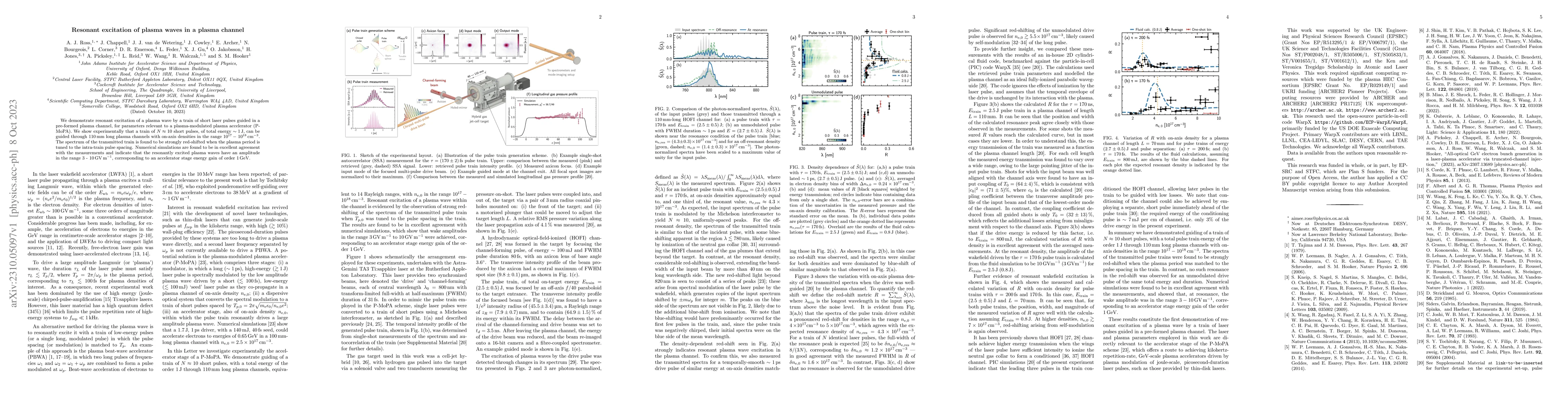 Thumbnail for Resonant excitation of plasma waves in a plasma channel