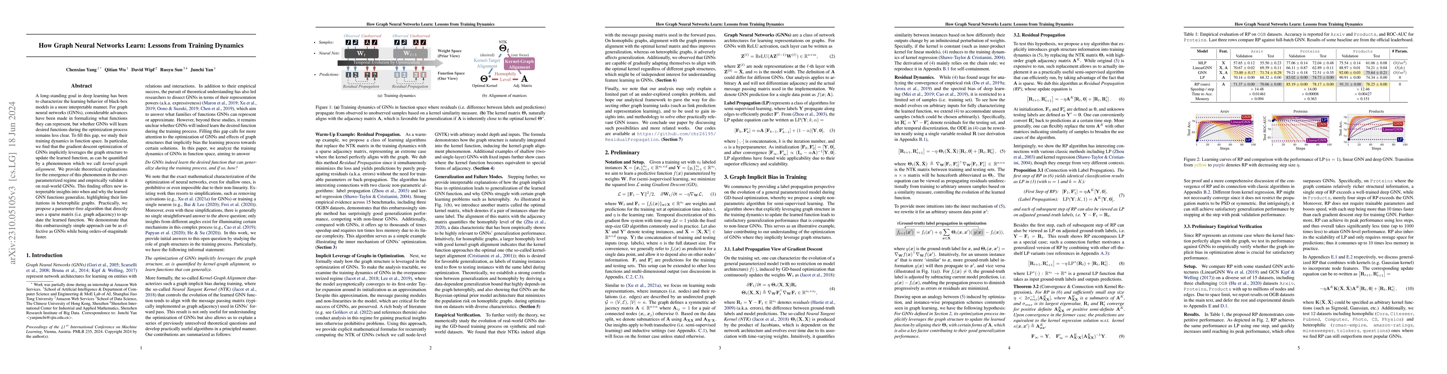 Thumbnail for How Graph Neural Networks Learn: Lessons from Training Dynamics