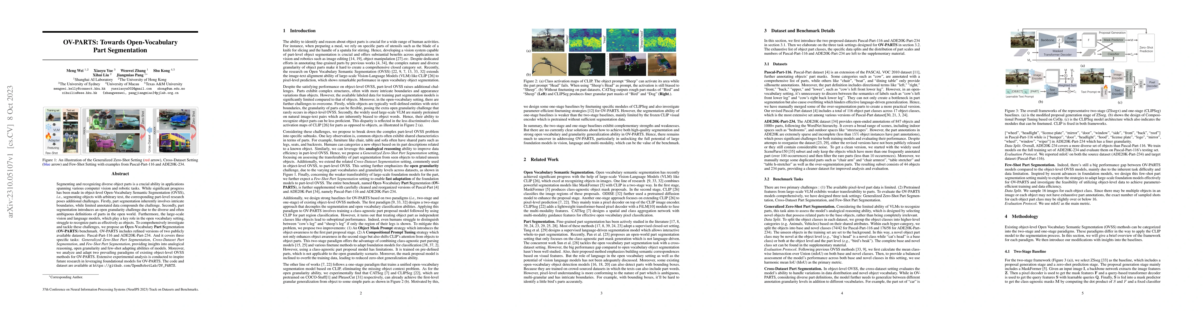 Thumbnail for OV-PARTS: Towards Open-Vocabulary Part Segmentation