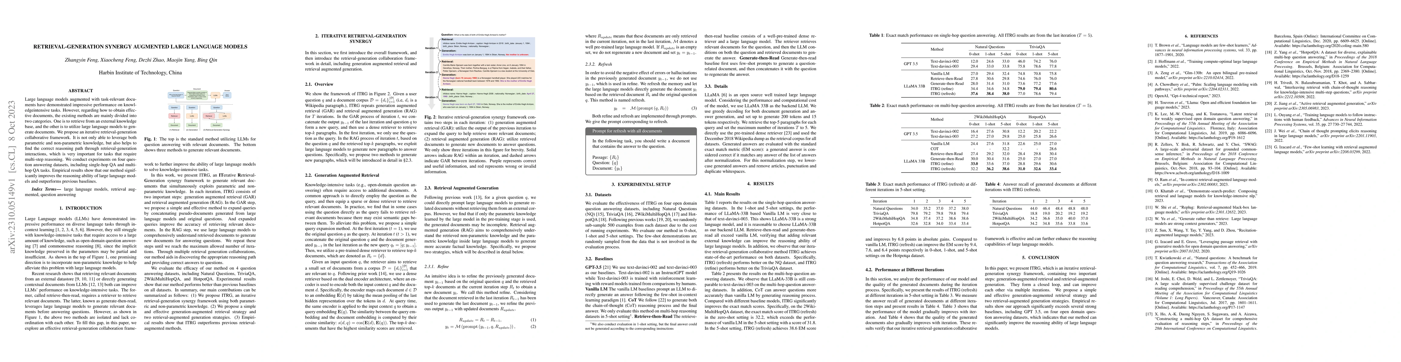 Thumbnail for Retrieval-Generation Synergy Augmented Large Language Models
