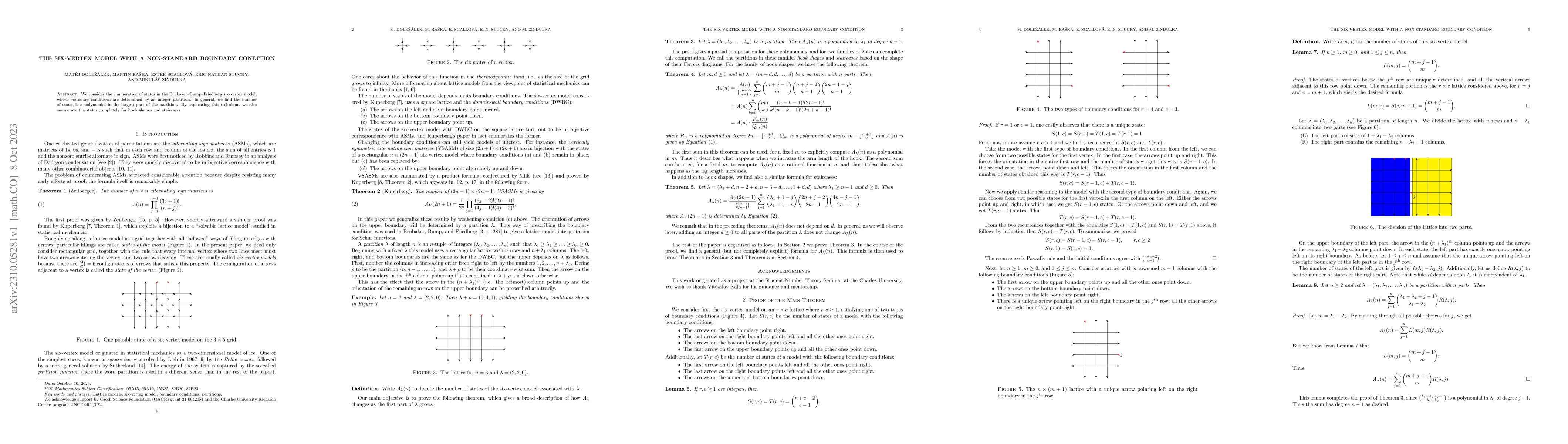 Thumbnail for The Six-Vertex Model with a Non-Standard Boundary Condition