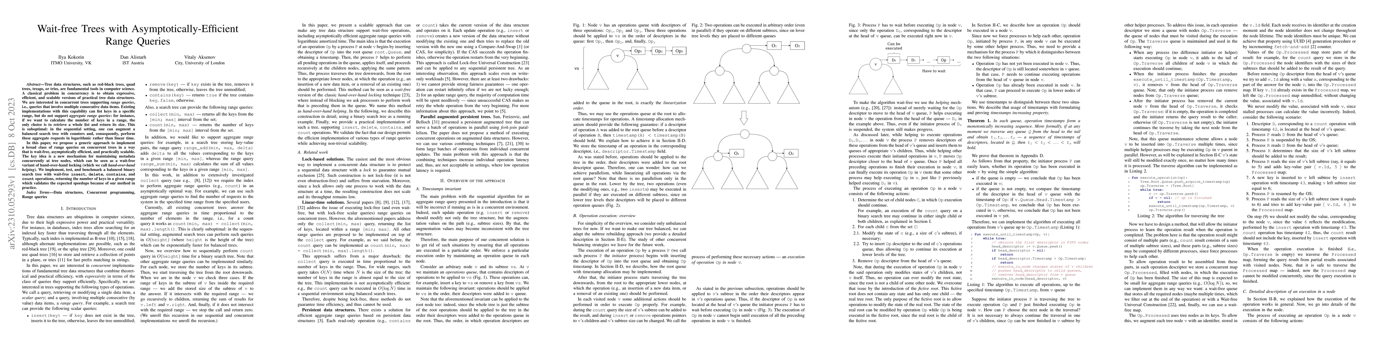 Thumbnail for Wait-free Trees with Asymptotically-Efficient Range Queries