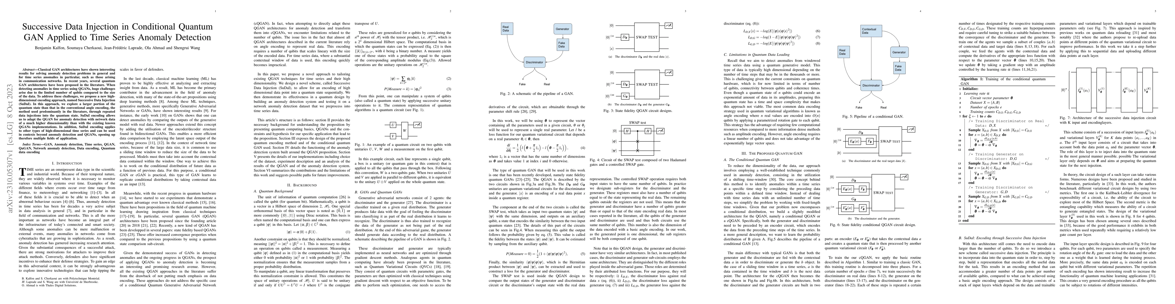Thumbnail for Successive Data Injection in Conditional Quantum GAN Applied to Time
  Series Anomaly Detection