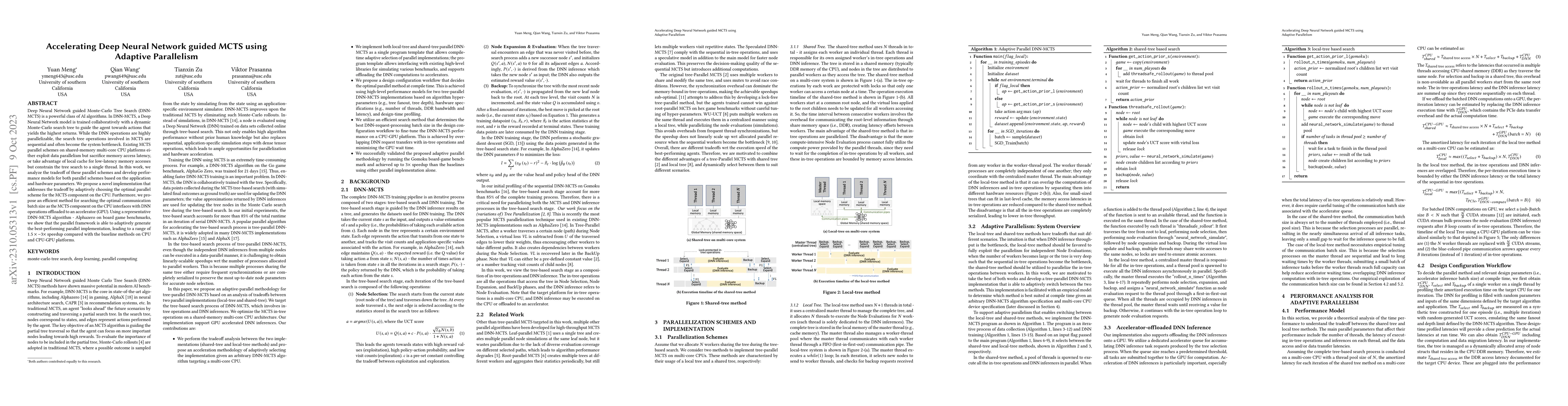 Thumbnail for Accelerating Deep Neural Network guided MCTS using Adaptive Parallelism