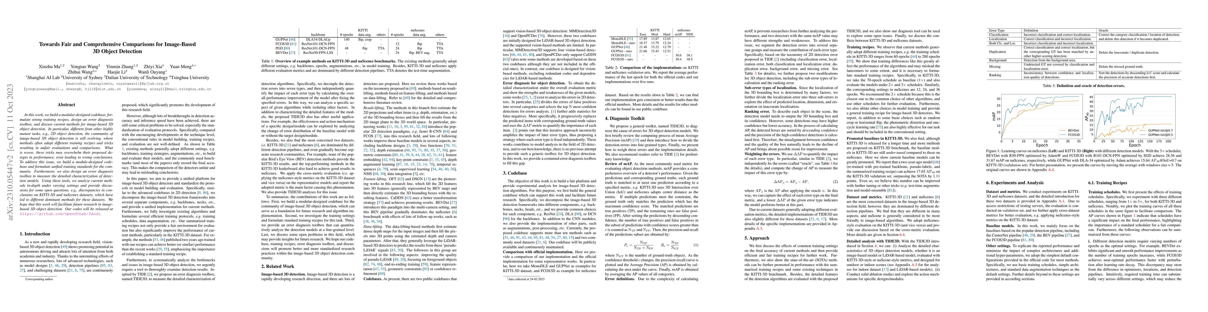 Thumbnail for Towards Fair and Comprehensive Comparisons for Image-Based 3D Object
  Detection