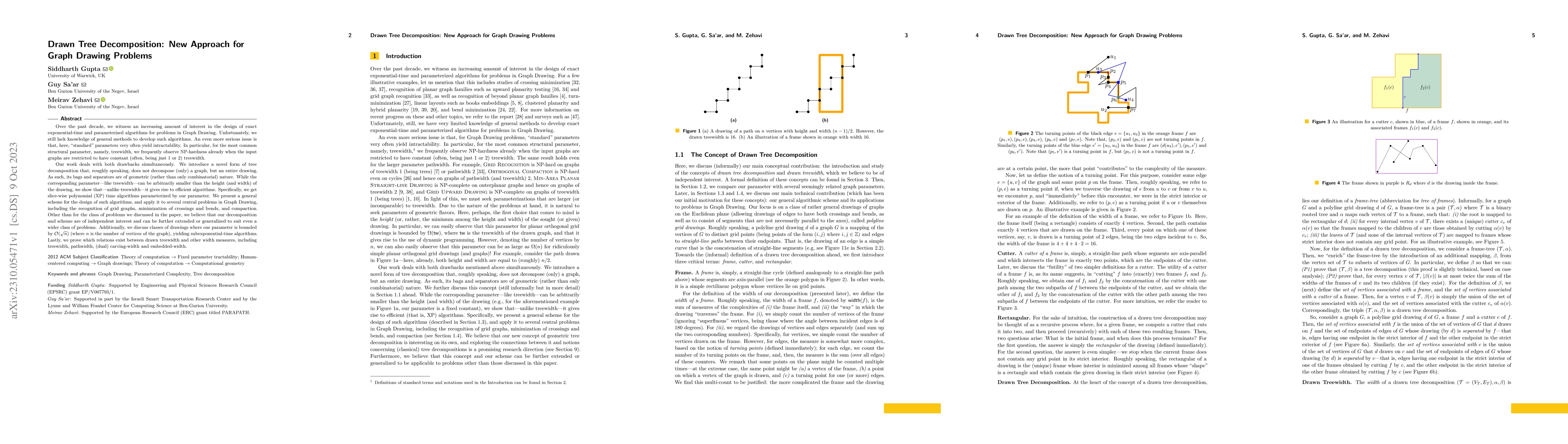 Thumbnail for Drawn Tree Decomposition: New Approach for Graph Drawing Problems