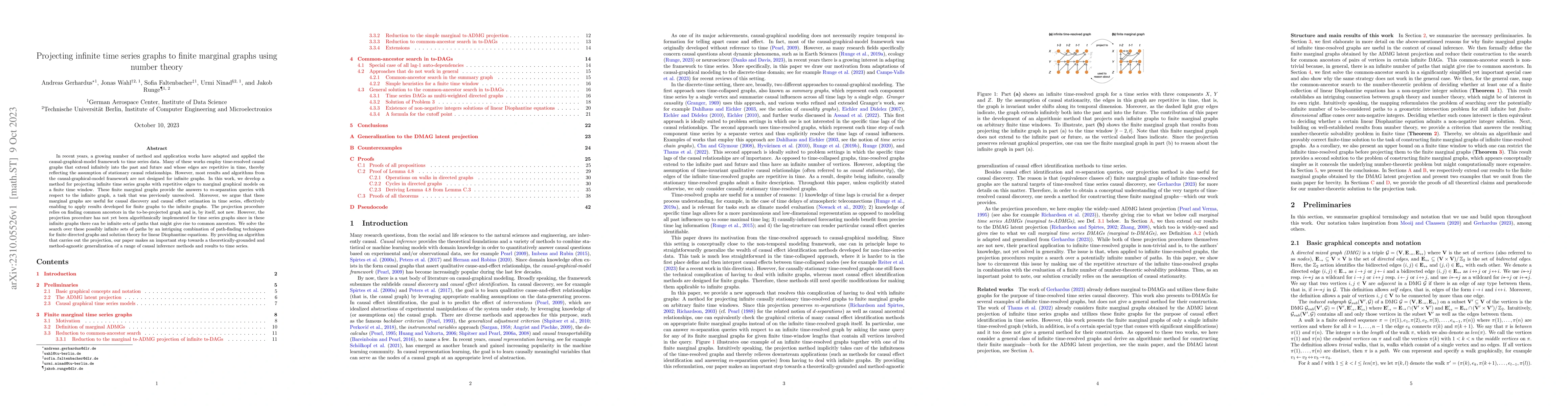 Thumbnail for Projecting infinite time series graphs to finite marginal graphs using
  number theory