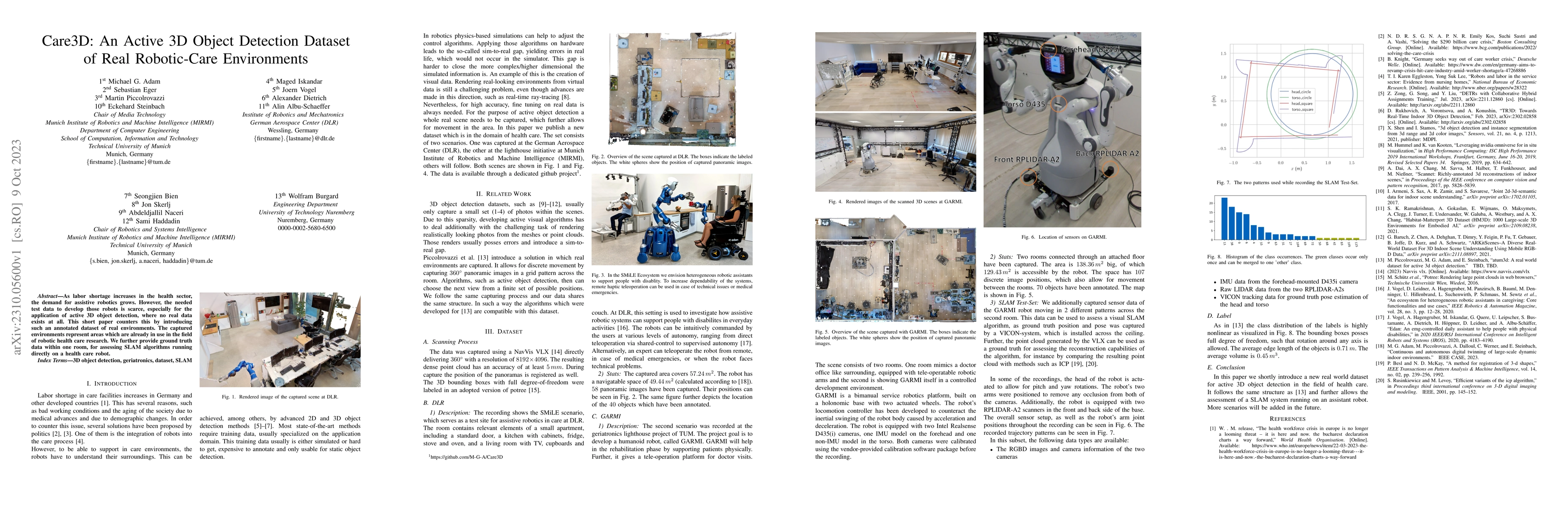 Thumbnail for Care3D: An Active 3D Object Detection Dataset of Real Robotic-Care
  Environments
