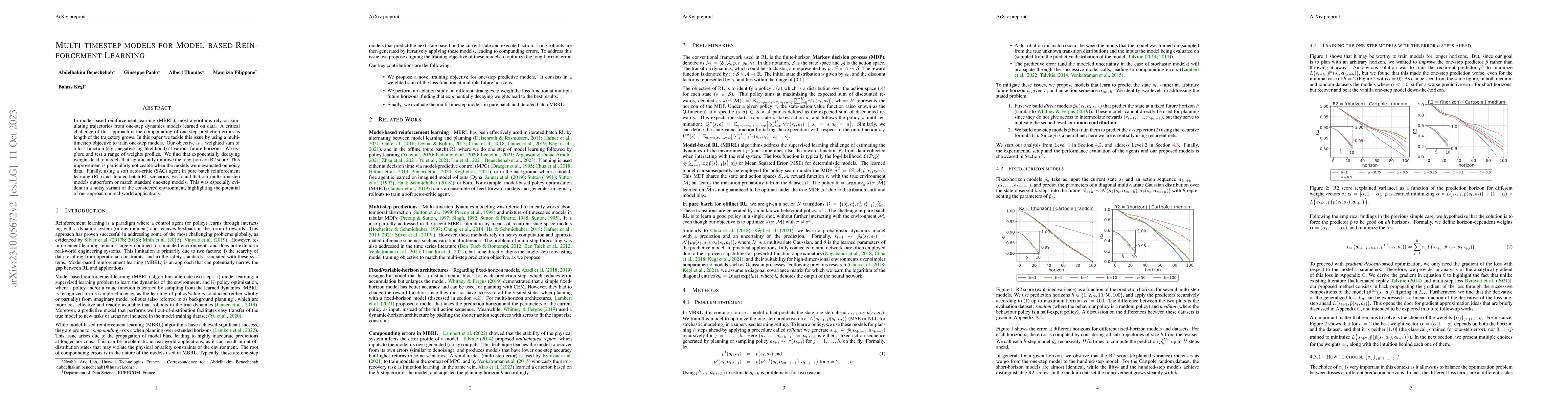 Thumbnail for Multi-timestep models for Model-based Reinforcement Learning
