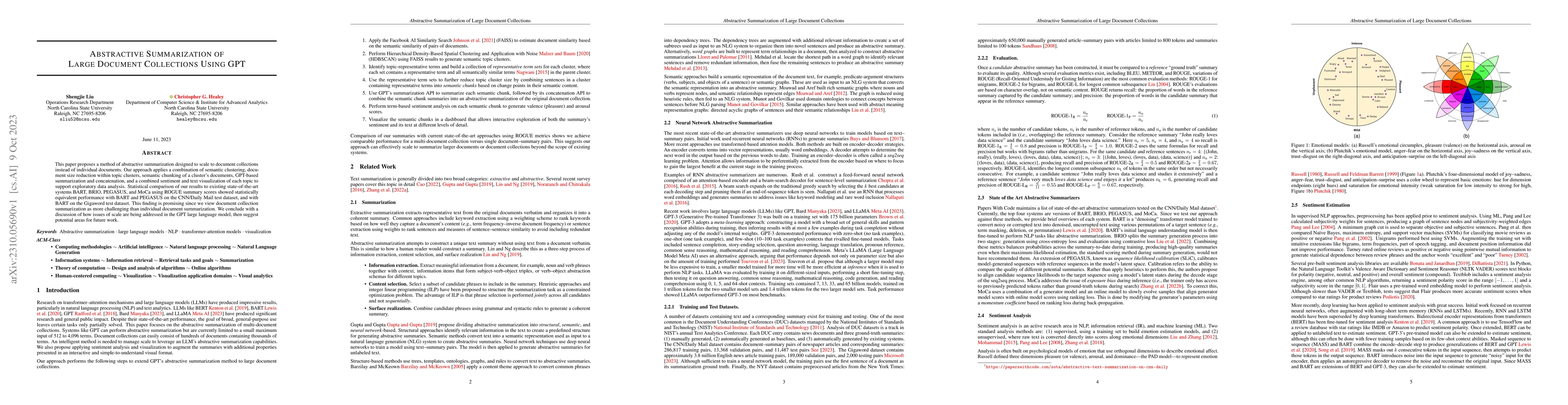 Thumbnail for Abstractive Summarization of Large Document Collections Using GPT