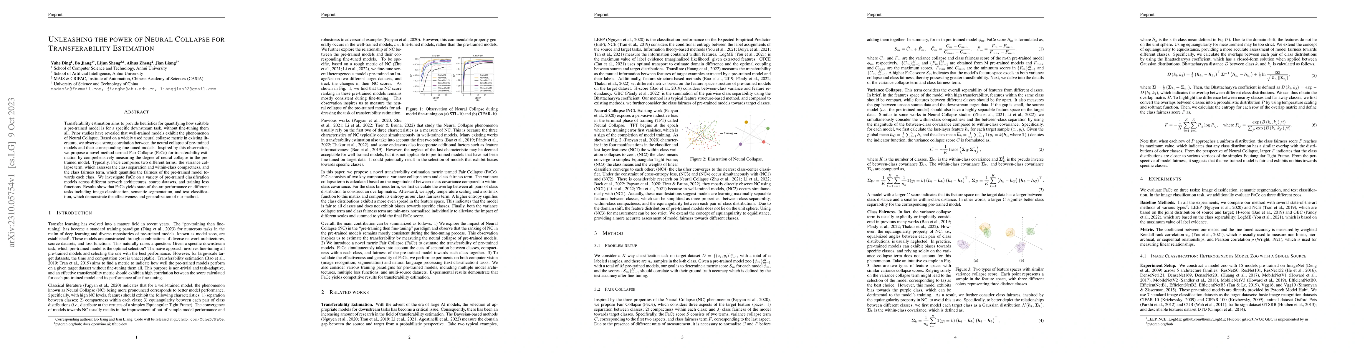 Thumbnail for Unleashing the power of Neural Collapse for Transferability Estimation
