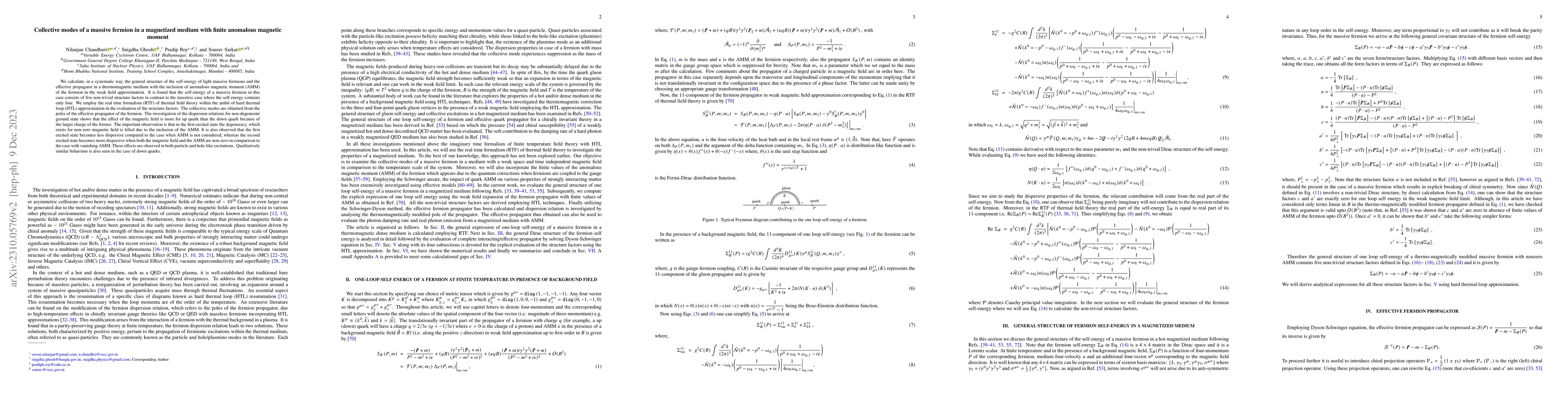 Thumbnail for Collective modes of a massive fermion in a magnetized medium with finite
  anomalous magnetic moment