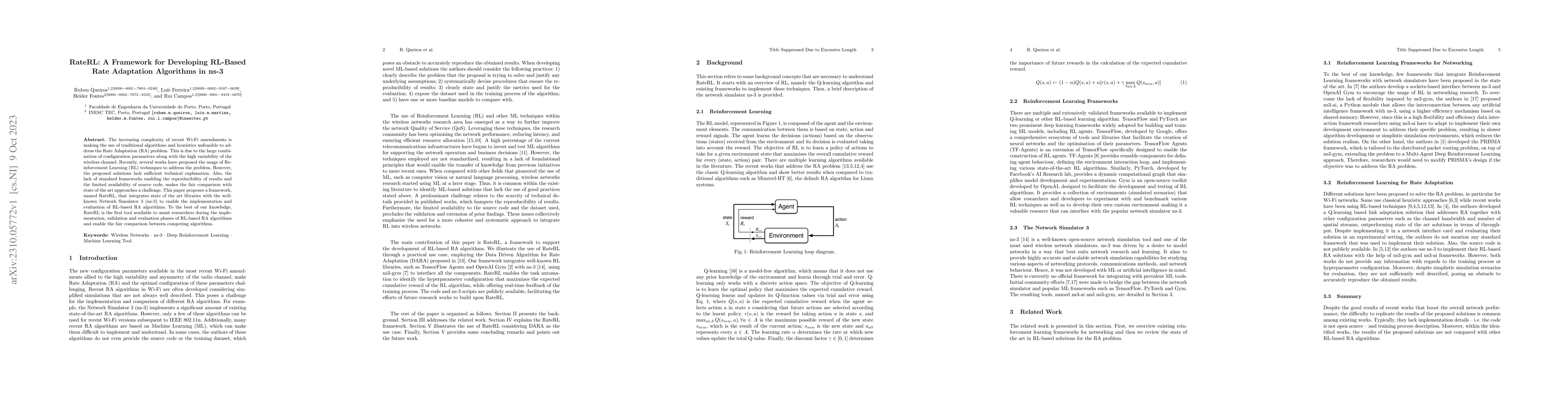 Thumbnail for RateRL: A Framework for Developing RL-Based Rate Adaptation Algorithms
  in ns-3