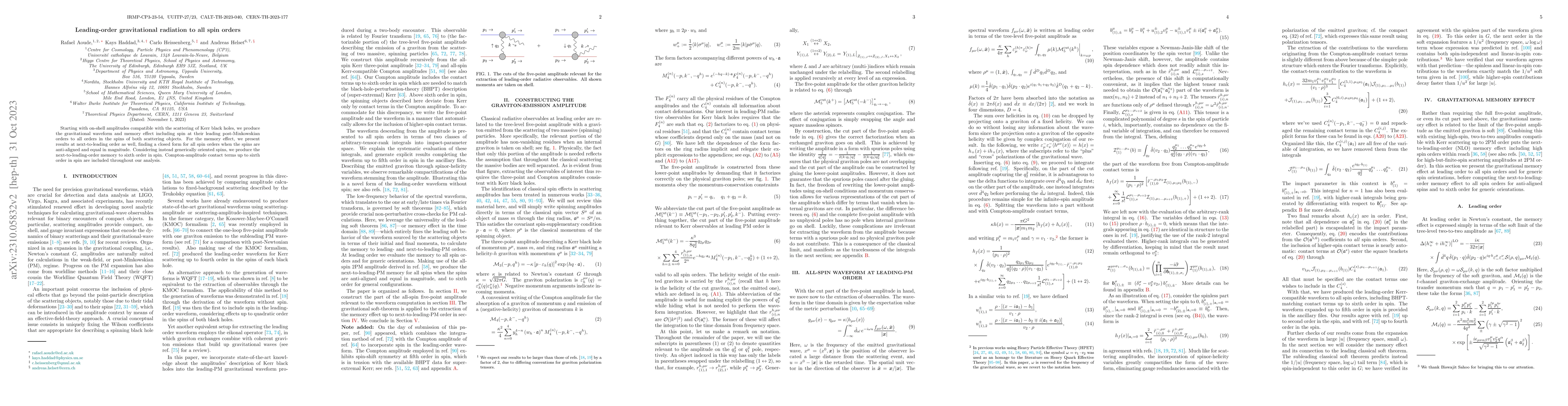 Thumbnail for Leading-order gravitational radiation to all spin orders