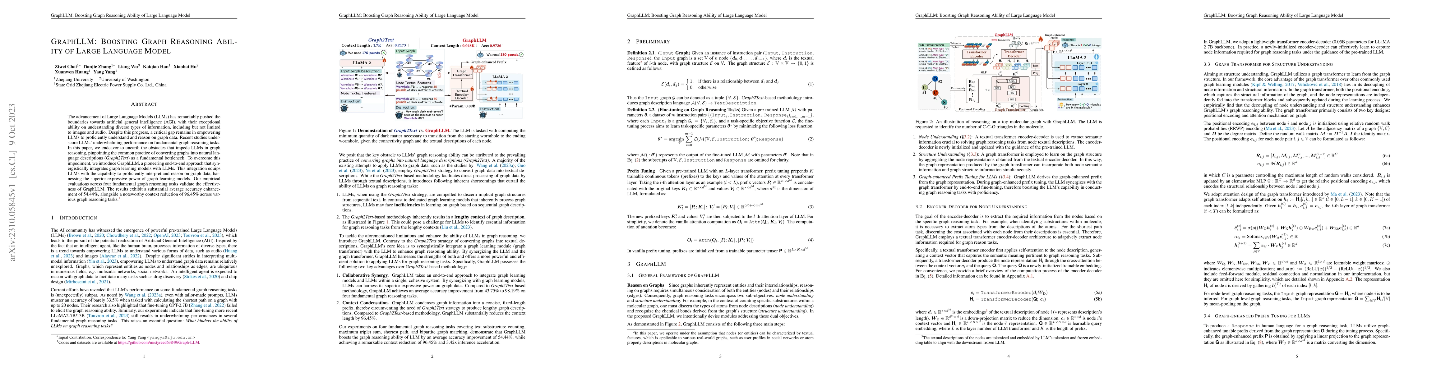 Thumbnail for GraphLLM: Boosting Graph Reasoning Ability of Large Language Model