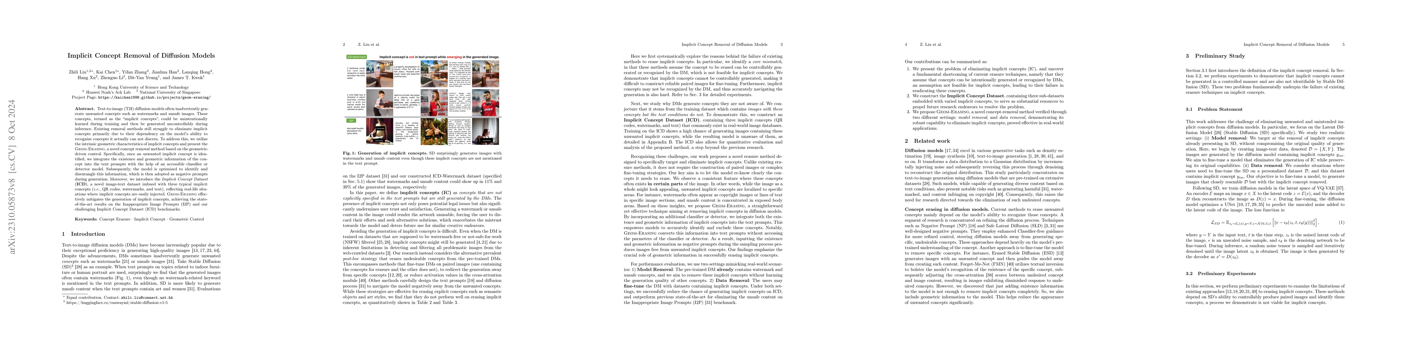 Thumbnail for Implicit Concept Removal of Diffusion Models