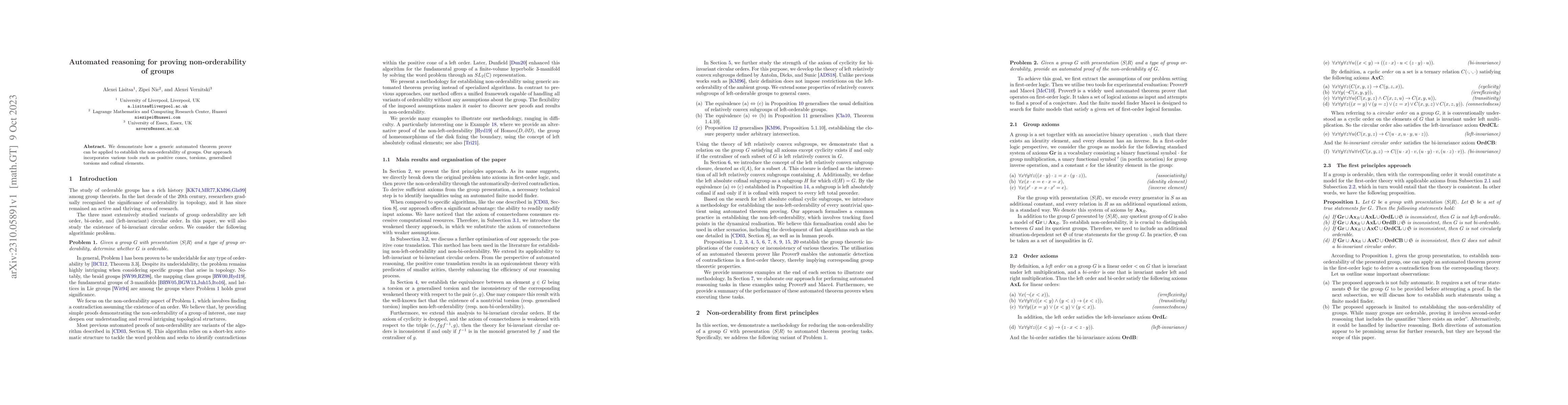 Thumbnail for Automated reasoning for proving non-orderability of groups
