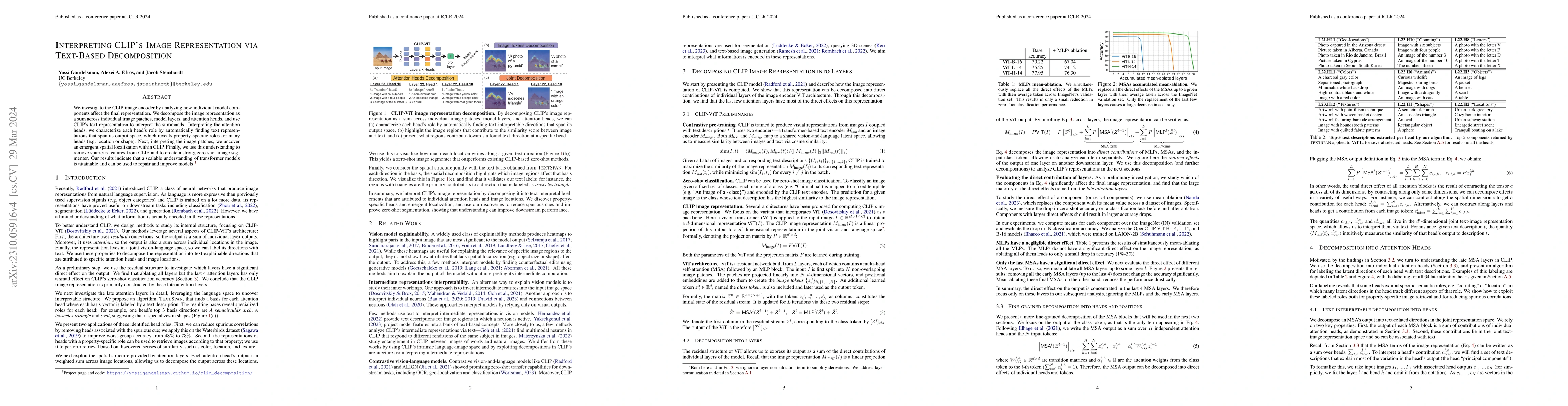 Thumbnail for Interpreting CLIP's Image Representation via Text-Based Decomposition