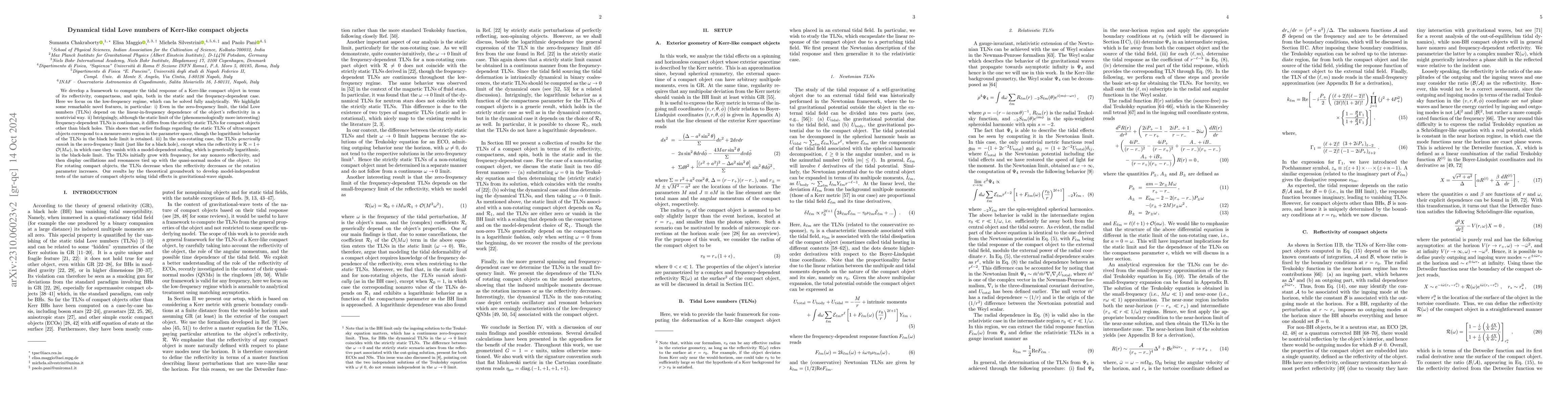 Thumbnail for Dynamical tidal Love numbers of Kerr-like compact objects