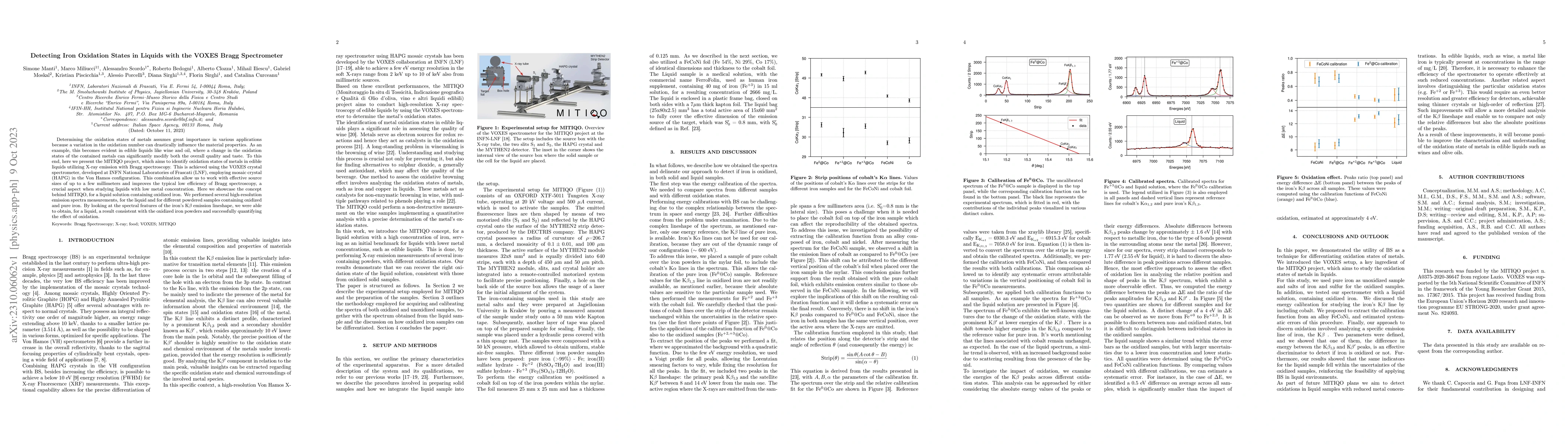 Thumbnail for Detecting Iron Oxidation States in Liquids with the VOXES Bragg
  Spectrometer