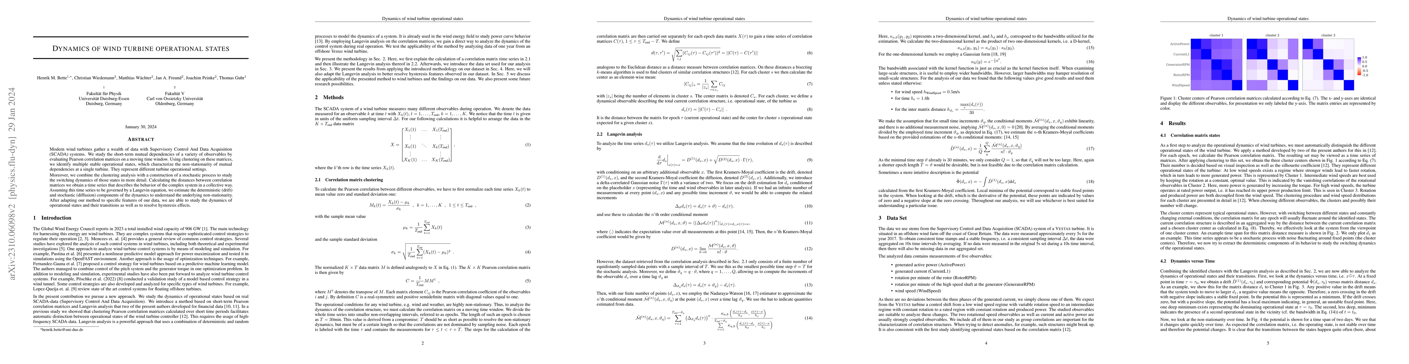 Thumbnail for Dynamics of wind turbine operational states