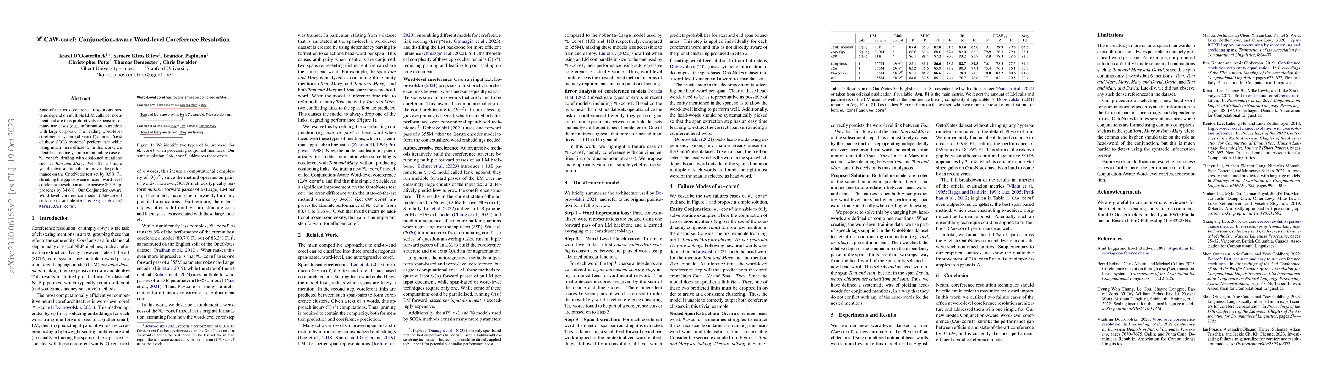 Thumbnail for CAW-coref: Conjunction-Aware Word-level Coreference Resolution