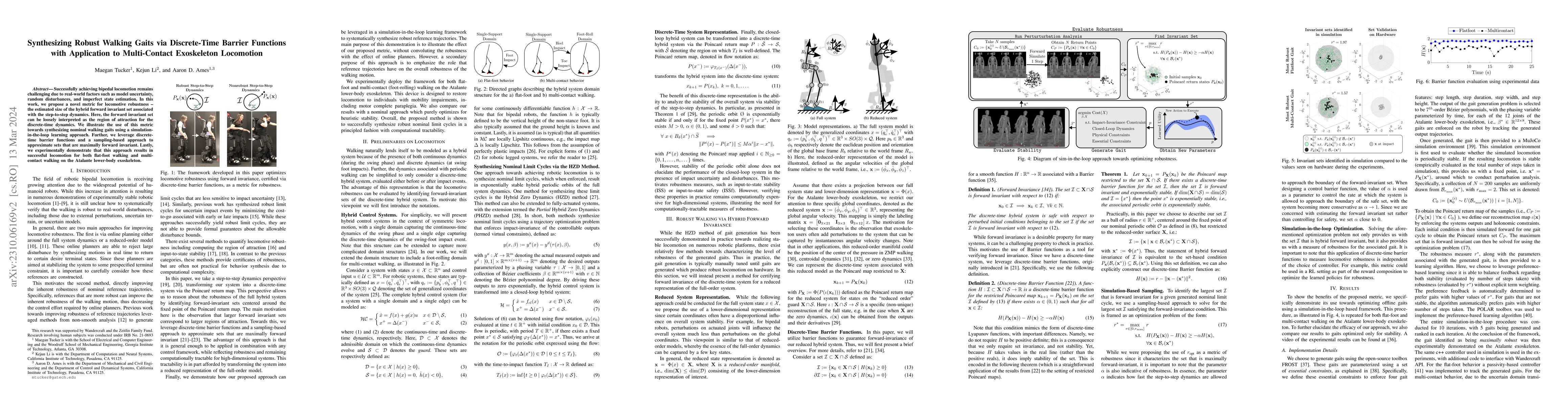 Thumbnail for Synthesizing Robust Walking Gaits via Discrete-Time Barrier Functions
  with Application to Multi-Contact Exoskeleton Locomotion