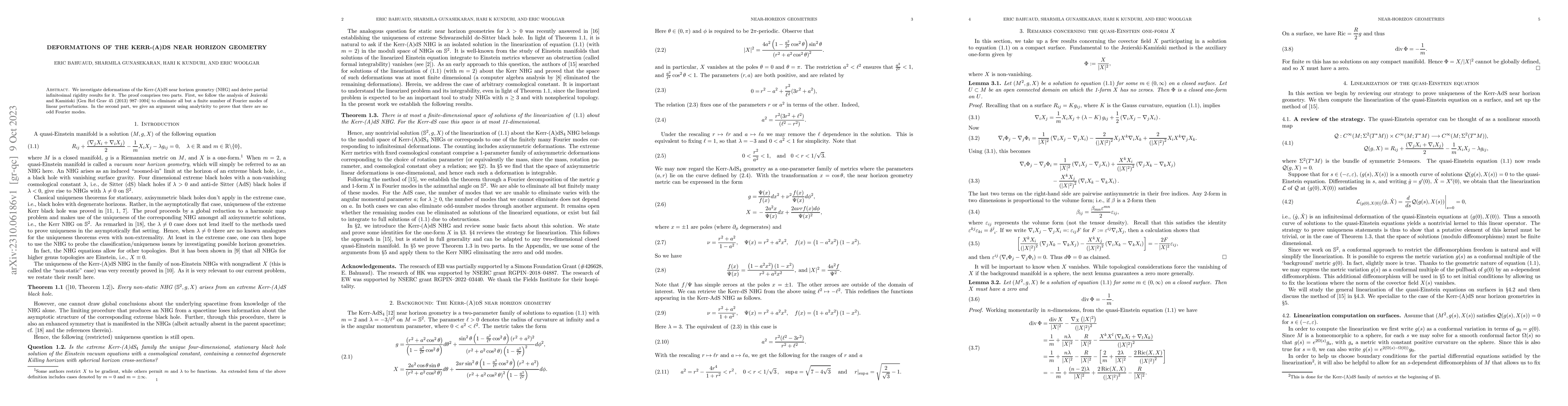 Thumbnail for Deformations of the Kerr-(A)dS Near Horizon Geometry