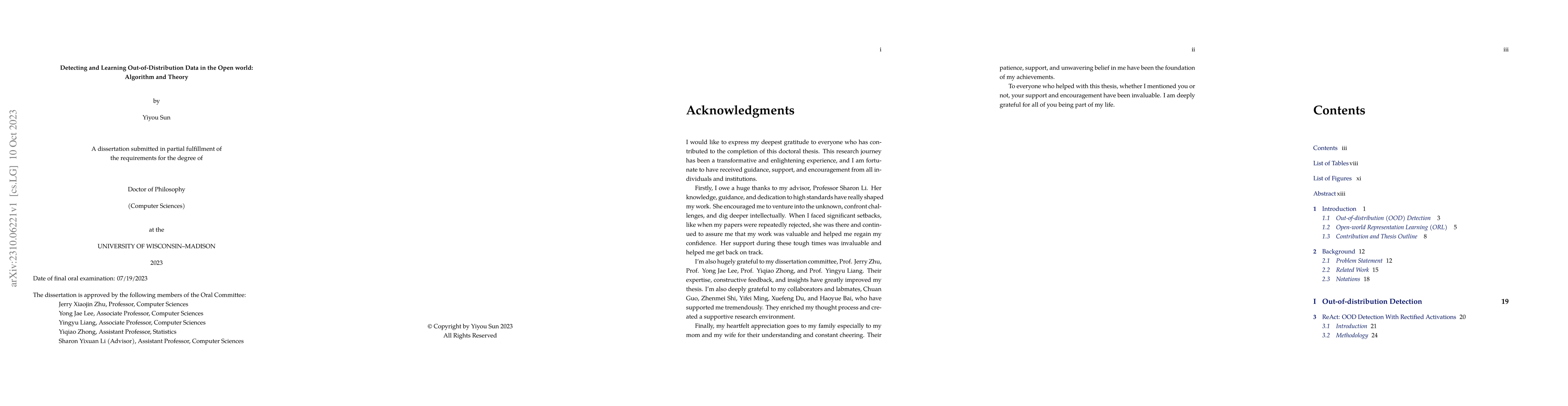 Thumbnail for Detecting and Learning Out-of-Distribution Data in the Open world:
  Algorithm and Theory