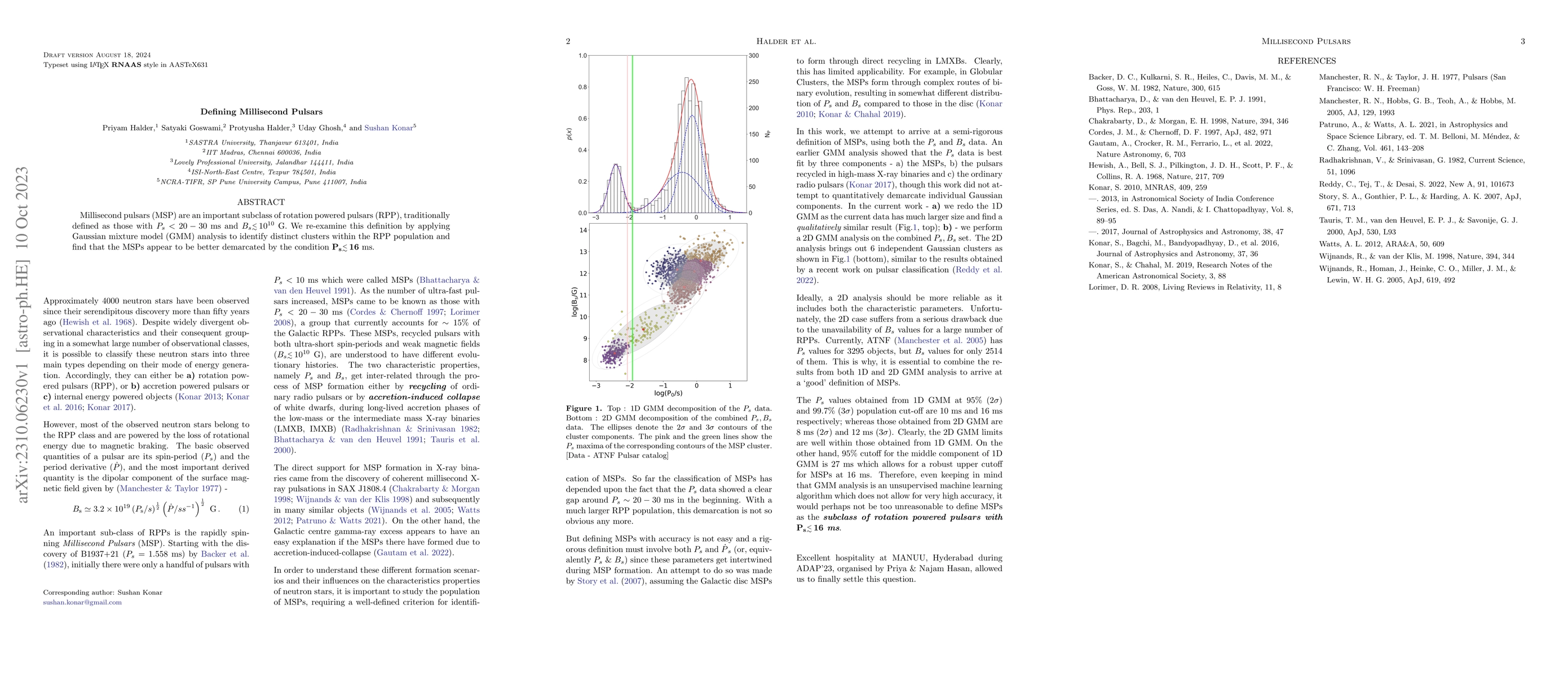 Thumbnail for Defining Millisecond Pulsars