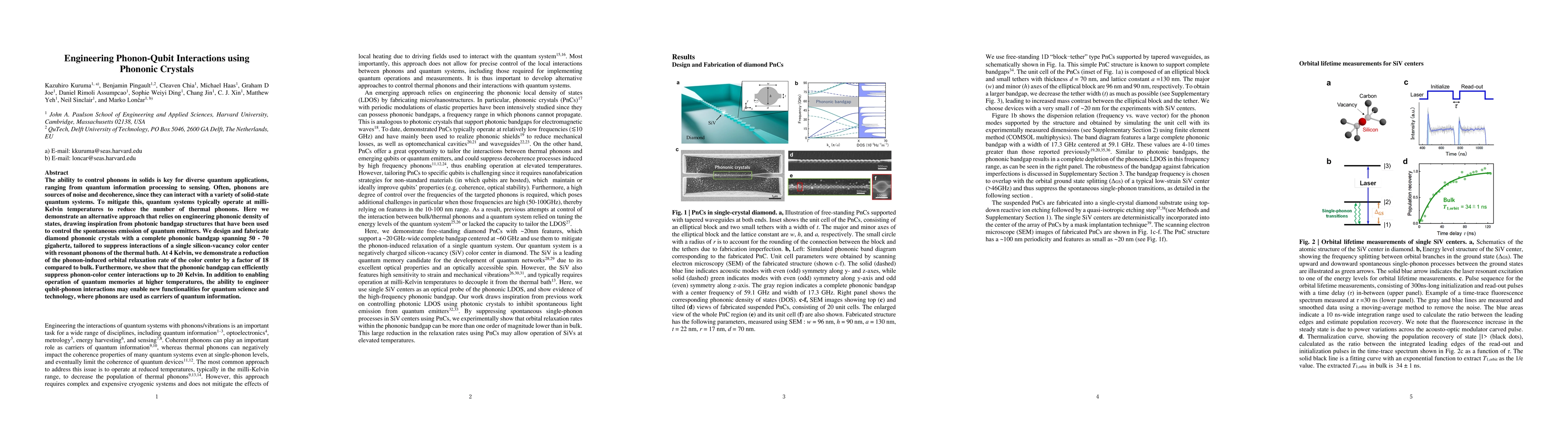 Thumbnail for Engineering Phonon-Qubit Interactions using Phononic Crystals