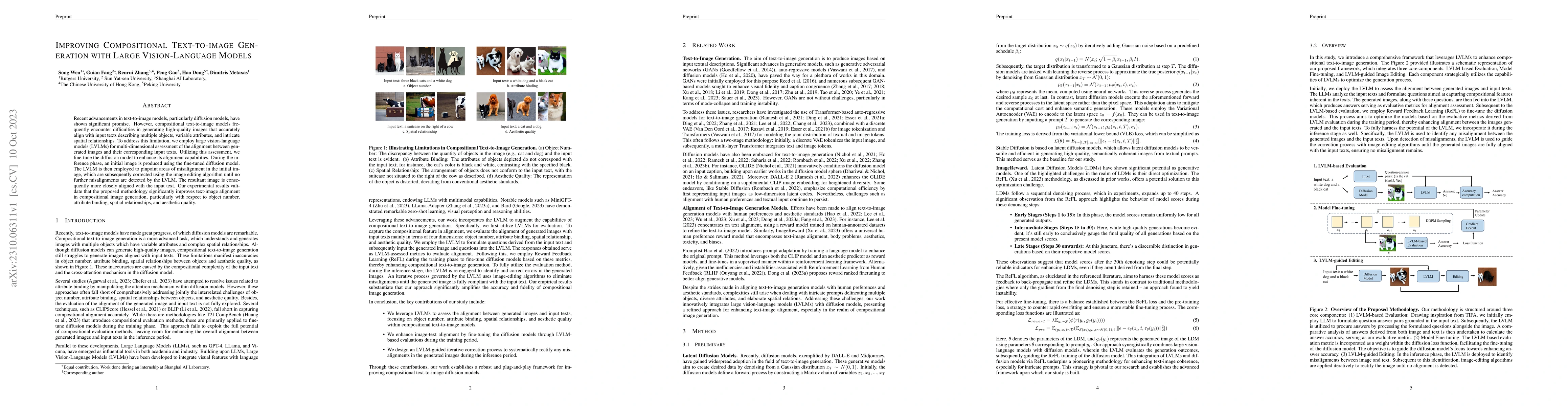 Thumbnail for Improving Compositional Text-to-image Generation with Large
  Vision-Language Models