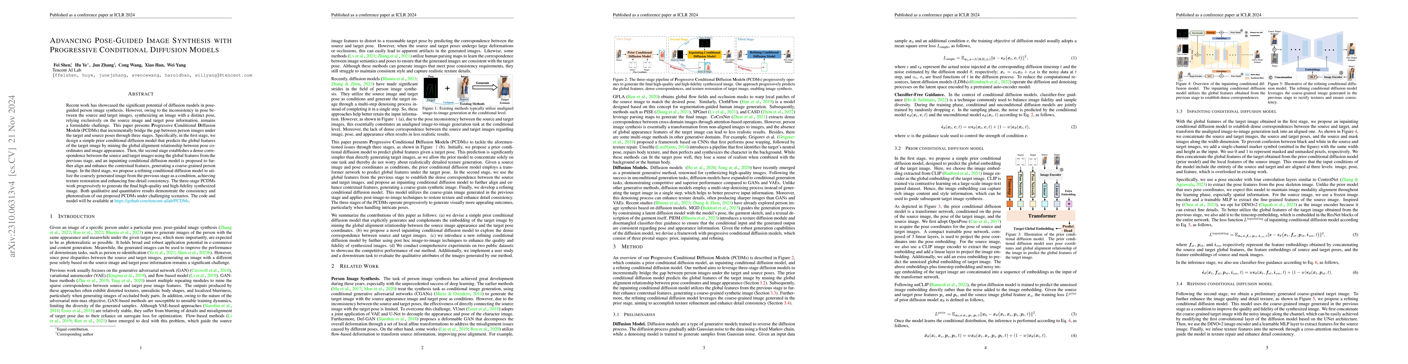 Thumbnail for Advancing Pose-Guided Image Synthesis with Progressive Conditional
  Diffusion Models