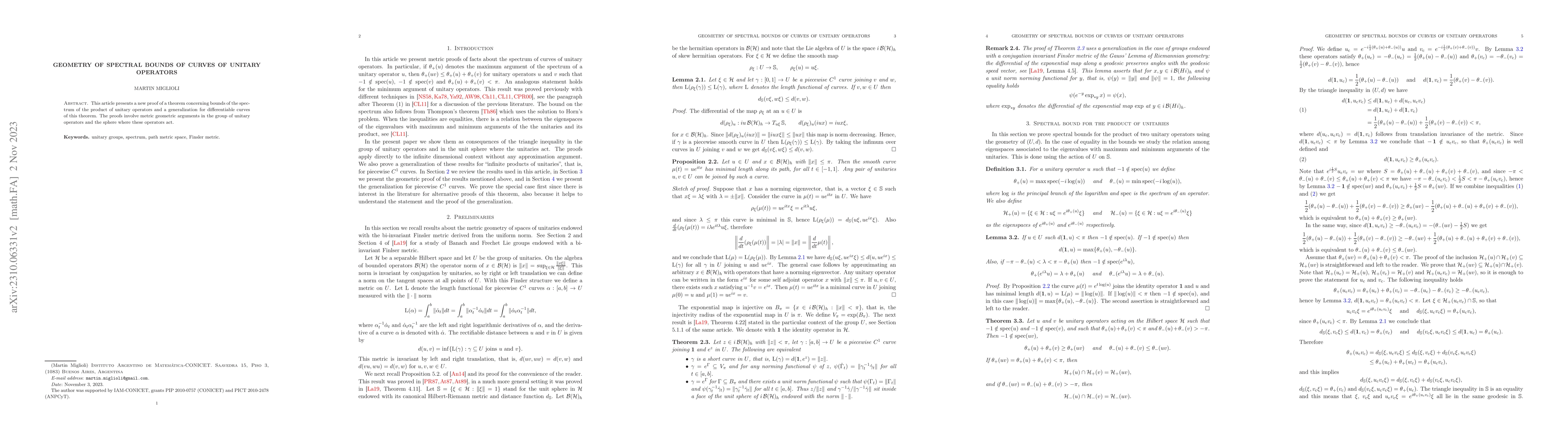 Thumbnail for Geometry of spectral bounds of curves of unitary operators
