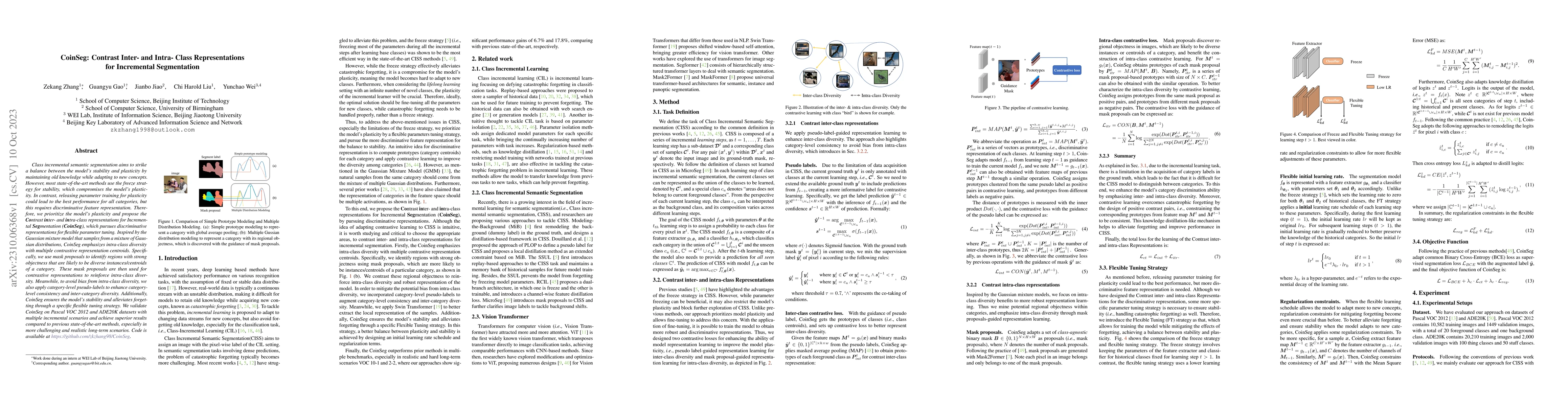 Thumbnail for CoinSeg: Contrast Inter- and Intra- Class Representations for
  Incremental Segmentation