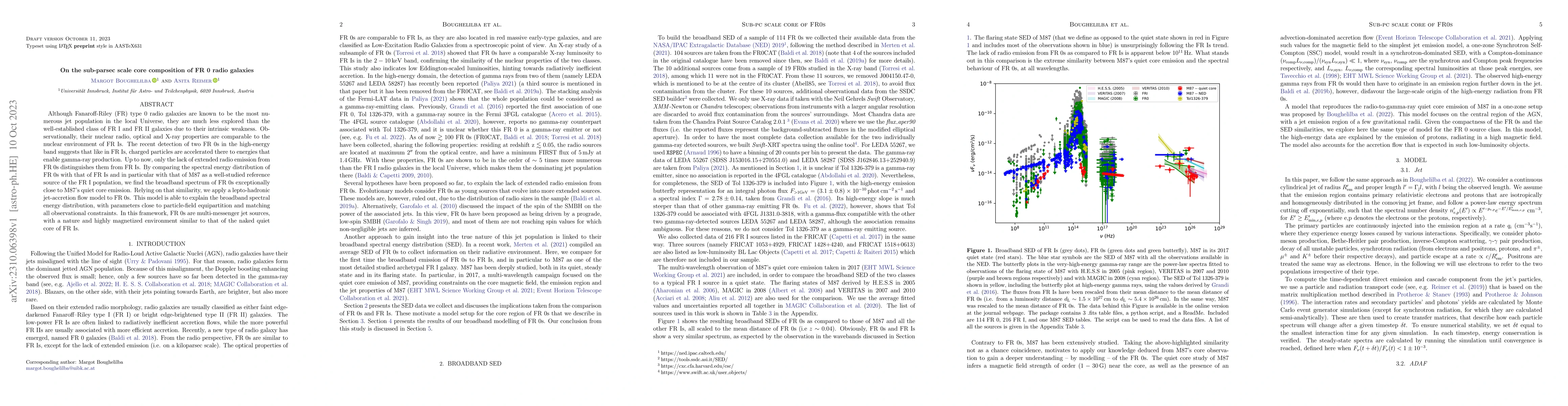 Thumbnail for On the sub-parsec scale core composition of FR 0 radio galaxies