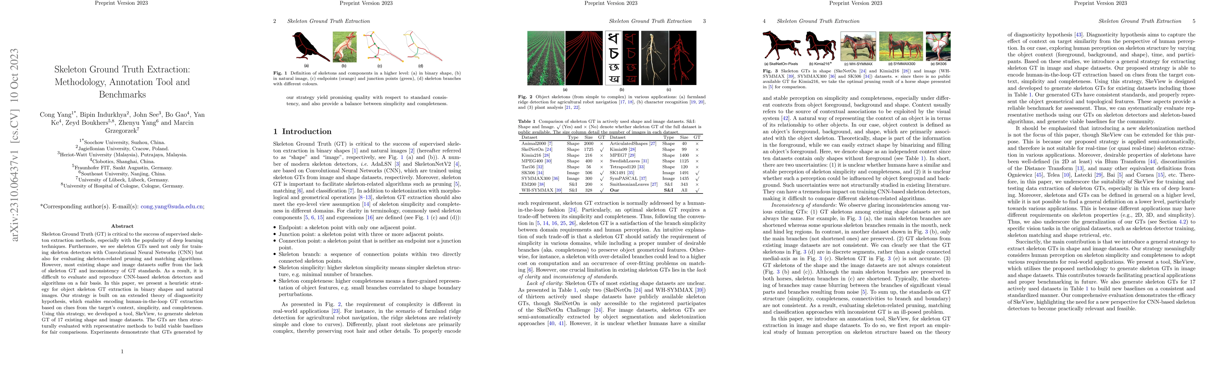 Thumbnail for Skeleton Ground Truth Extraction: Methodology, Annotation Tool and
  Benchmarks