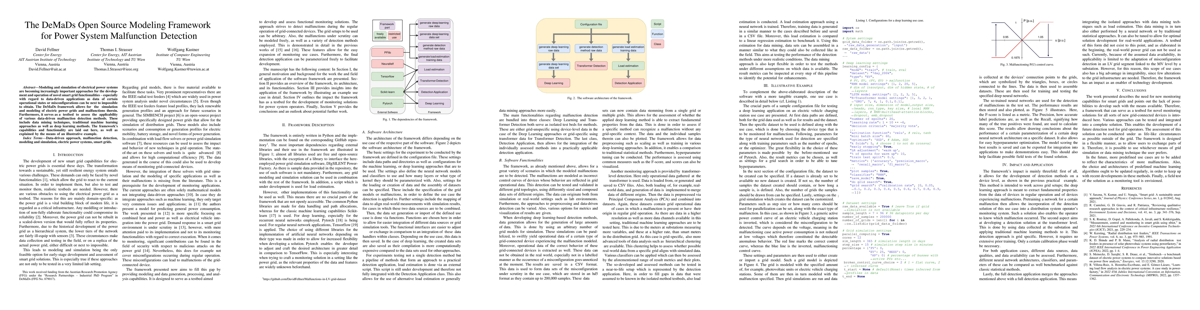 Thumbnail for The DeMaDs Open Source Modeling Framework for Power System Malfunction
  Detection